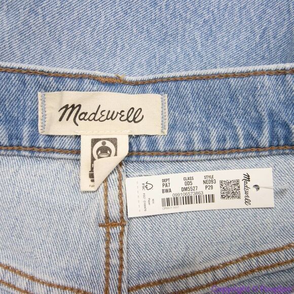 NEW Madewell Petite Superwide-Leg Jeans in Blaisdell Wash, 29P - Picture 15 of 16